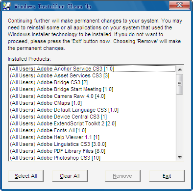 Windows Install Clean Up使用教程