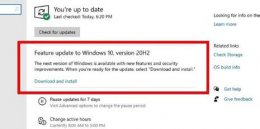 win10功能更新20H2 win10 20h2更新时间详情