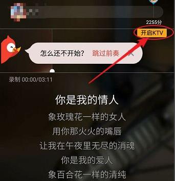 全民K歌KTV录歌模式开启方法
