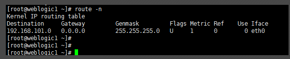 linux设置默认网关
