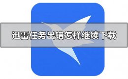 迅雷任务出错怎样继续下载 迅雷下载显示任务出错什么原因?