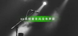 xp电脑没声音 xp系统麦克风没有声音怎么办