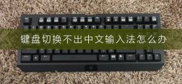 为什么键盘切换中文打不出来 键盘切换不出中文输入法怎么办