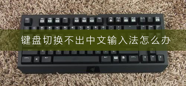 键盘切换不出中文输入法怎么办