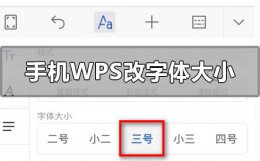 苹果手机wps怎么改字体大小 苹果手机wps文件名称怎么改