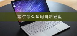 戴尔怎么禁用自带键盘 戴尔笔记本软键盘怎么关闭