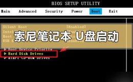 索尼笔记本硬盘启动设置 索尼笔记本怎么设置u盘启动