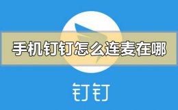 手机钉钉怎么连麦在哪里 手机钉钉怎么申请连麦在哪里