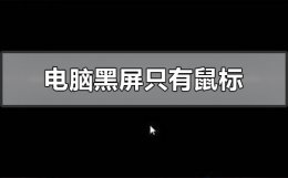 电脑黑屏只有鼠标 电脑黑屏只有鼠标箭头