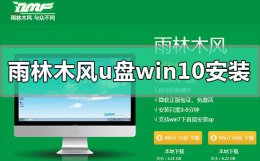 雨林风u盘装系统教程 雨林木风u盘win10系统安装方法