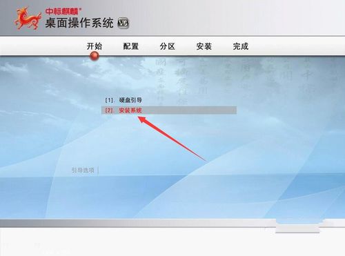 中标麒麟系统安装方法