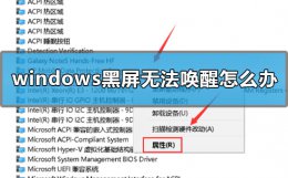 电脑黑屏无法唤醒怎么办 windows黑屏无法唤醒怎么办