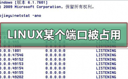 linux怎么查看端口被哪个程序占用 LINUX中如何查看某个端口是否被占用