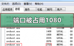 端口被占用1080 端口被占用重启有用吗