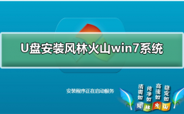U盘安装风林火山win7系统 雨林木风win7安装教程u盘