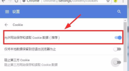 谷歌浏览器cookie设置开启教程介绍