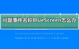 问题事件名称bluescreen重启 问题事件名称BlueScreen怎么办