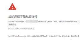 谷歌显示不是私密连接 谷歌浏览器提示您的连接不是私密连接解决教程