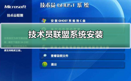 技术员联盟的系统 技术员联盟系统安装