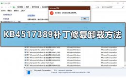 kb4503269补丁安装失败 KB4517389补丁修复卸载教程