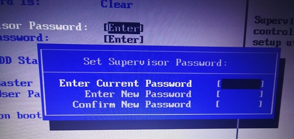 win7bios密码更改方法