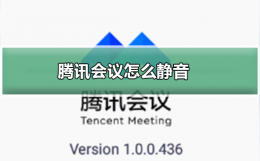 腾讯会议怎么静音 手机腾讯会议怎么静音