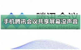 手机腾讯会议共享屏幕播放视频没声音 手机腾讯会议共享屏幕播放视频没声音