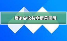 腾讯会议共享屏幕黑屏怎么办 腾讯会议共享屏幕对方显示黑屏