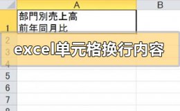 excel单元格内换行后内容会改变吗 excel单元格中的内容可不可以换行