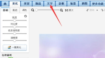 美图秀秀怎么加文字