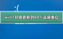 电脑更新系统蓝屏 win7系统升级更新到60%蓝屏不断重启