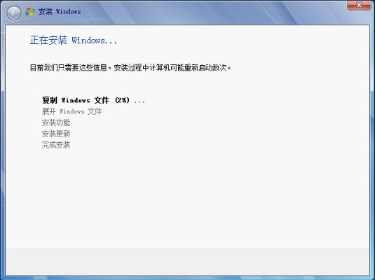 原版Win7系统安装方法