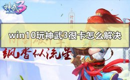 神武4画面卡顿 win10玩神武3很卡怎么解决