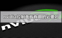 nvidia控制面板有用的必要吗