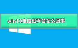 win10电脑没有声音了 win10电脑没声音怎么回事