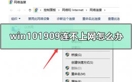win101909连不上网怎么办 win101903版本更新后连不上网