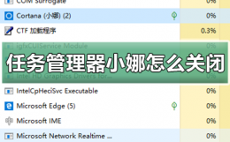 windows10小娜怎么关闭 win10任务管理器里的小娜怎么关闭