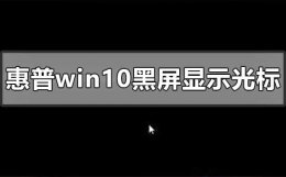 惠普win10黑屏但显示光标怎么办 惠普笔记本开机黑屏但是指示灯亮风扇不转