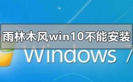 win10 雨林木风 下载的雨林木风win10系统不能安装怎么解决
