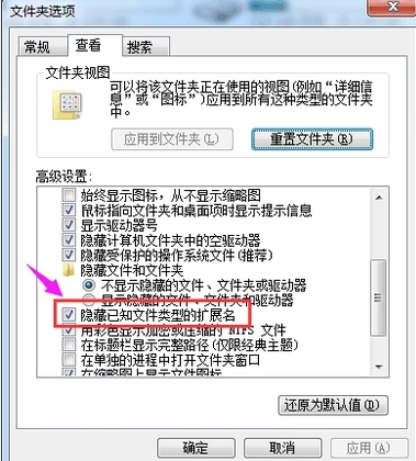 win系统显示文件后缀名的教程分享