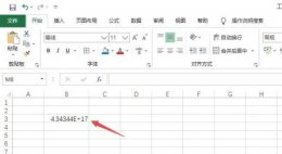 excel表格显示数字e+17 excel数字显示e+17解决教程