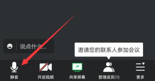 腾讯会议关麦方法