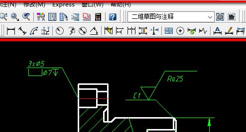cad调出工具栏方法