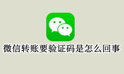 微信转账为啥要验证码 微信转账要验证码是怎么回事