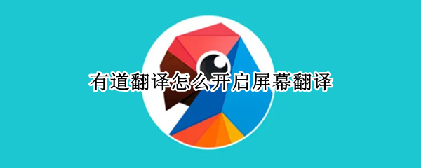 有道翻译怎么开启屏幕翻译