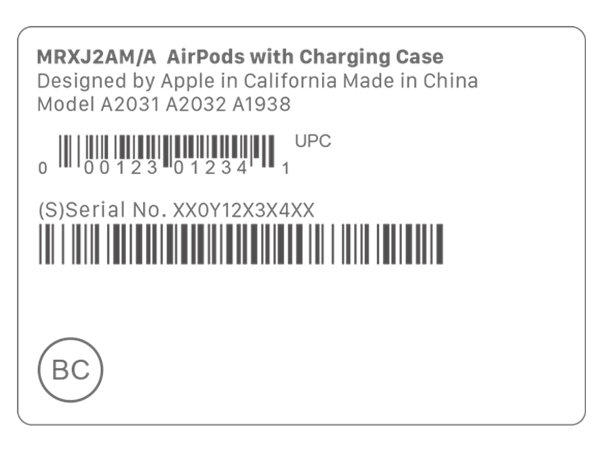 airpods3序列号在哪