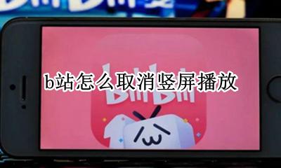 b站怎么取消竖屏播放 b站如何取消竖屏播放
