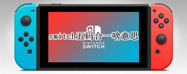 switch五码合一啥意思
