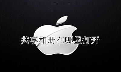 共享相册在哪里打开 如何查看共享相册里的照片