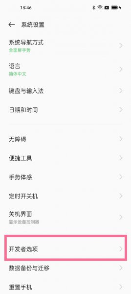 opporeno7开发者选项在哪里